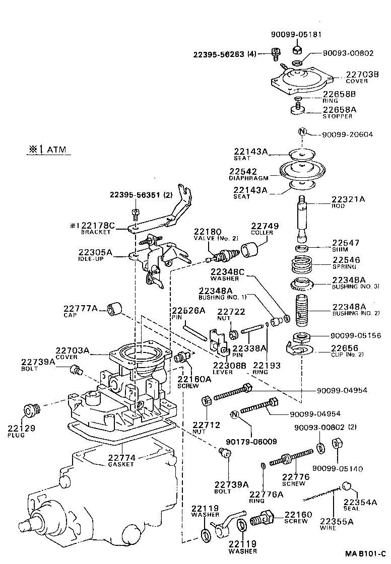  CAMRY VISTA |  INJECTION PUMP BODY