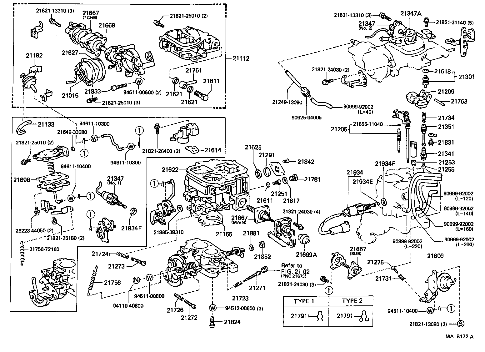  HIACE VAN WAGON |  CARBURETOR