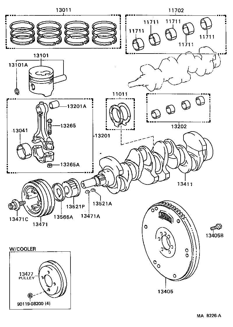  CHASER |  CRANKSHAFT PISTON