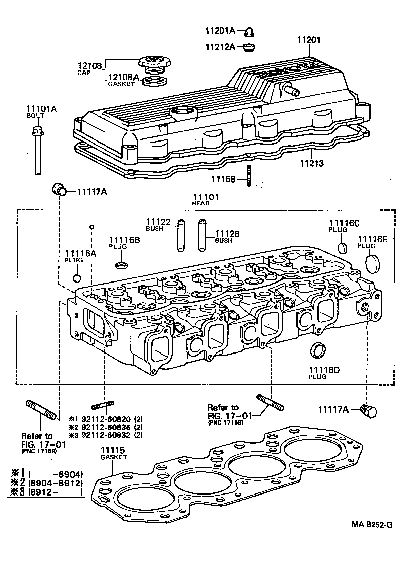  DYNA TOYOACE QUICK |  CYLINDER HEAD