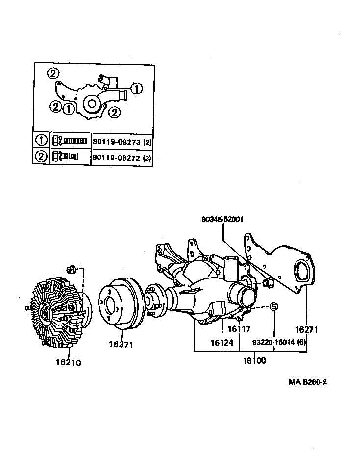  LAND CRUISER S T H T |  WATER PUMP