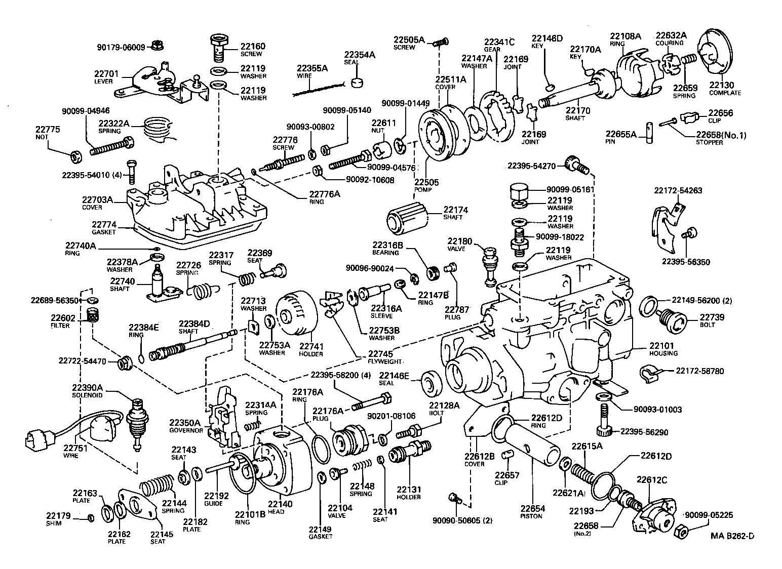  COASTER |  INJECTION PUMP BODY