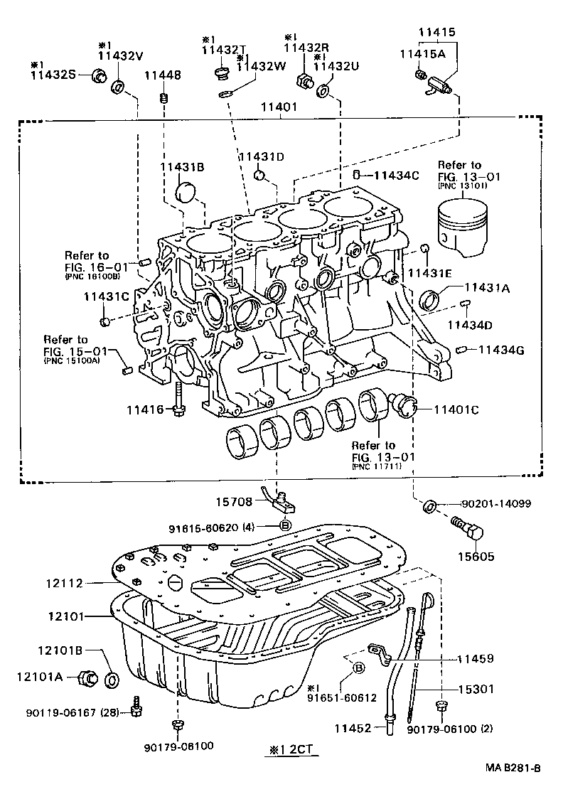  TOWN MASTERACE V WG |  CYLINDER BLOCK