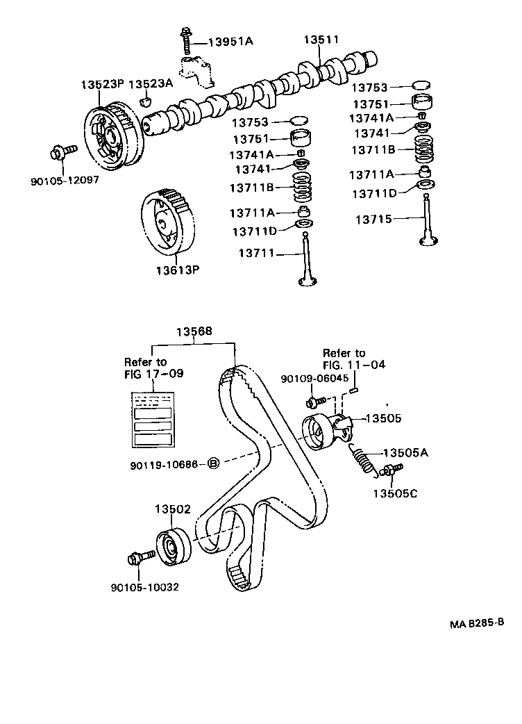  TOWN MASTERACE V WG |  CAMSHAFT VALVE