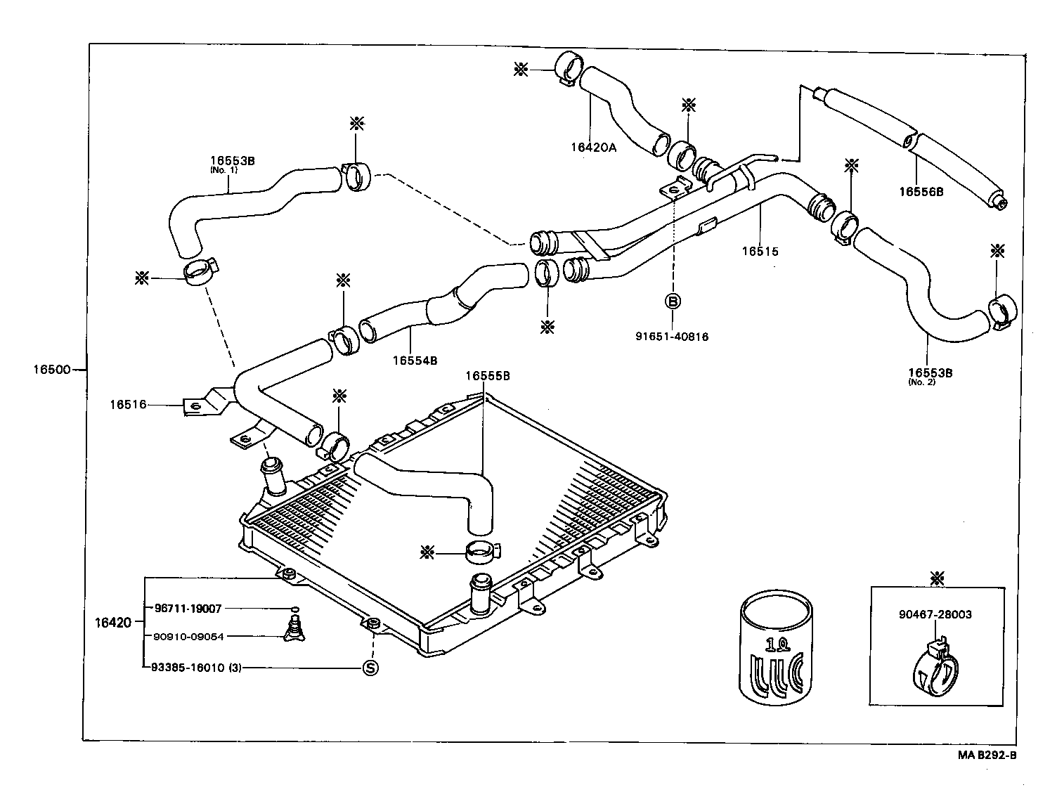  TOWN MASTERACE V WG |  RADIATOR WATER OUTLET
