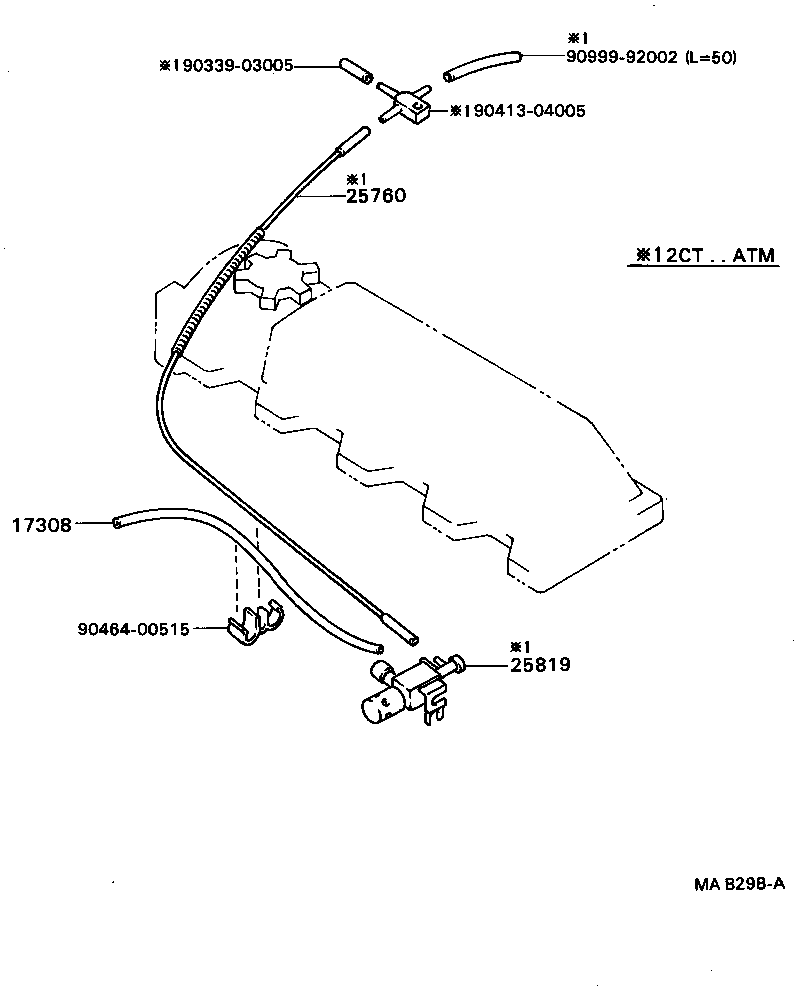  LITEACE VAN WAGON |  VACUUM PIPING