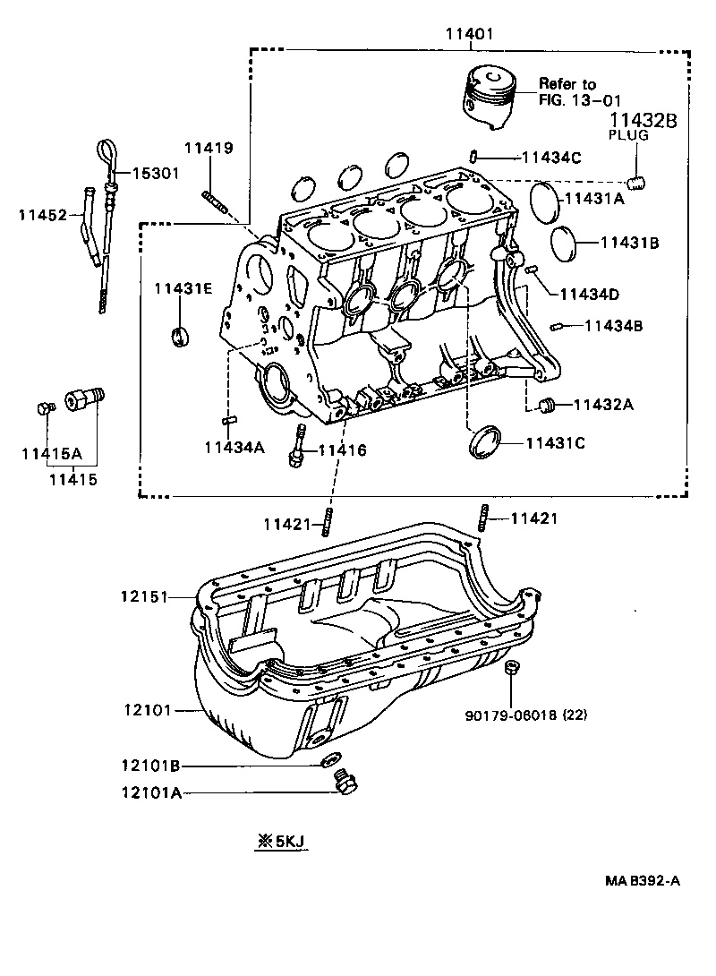  TOWN MASTERACE V WG |  CYLINDER BLOCK