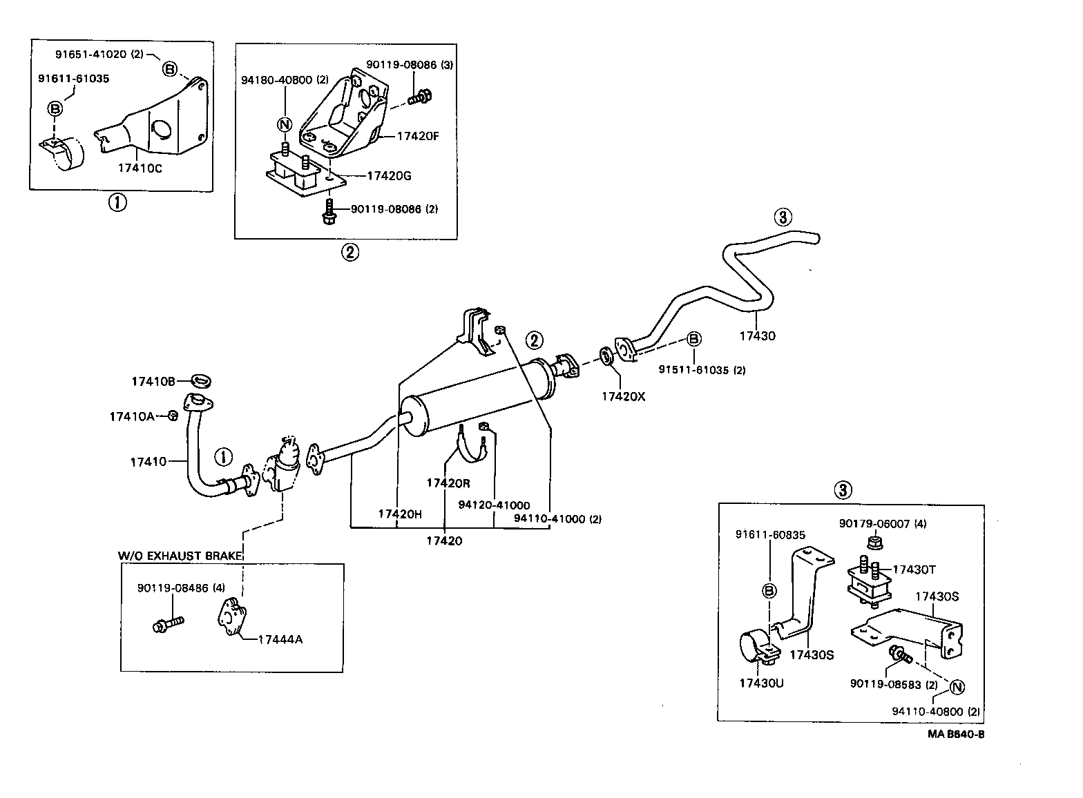  DYNA TOYOACE QUICK |  EXHAUST PIPE