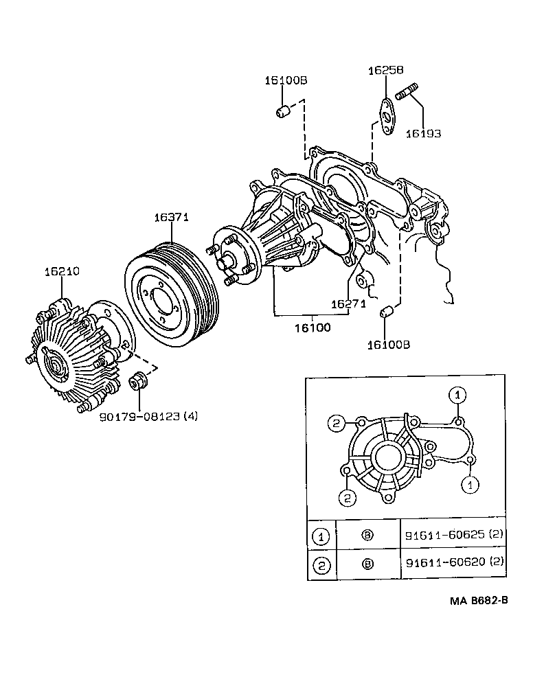  MARK 2 V WG |  WATER PUMP