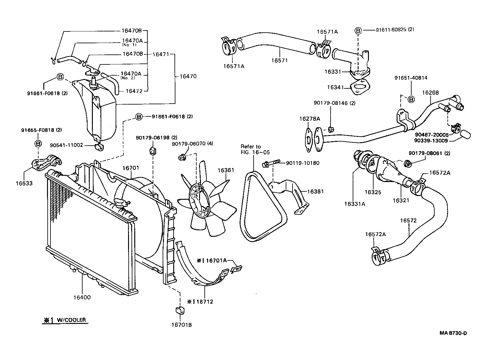  MARK 2 V WG |  RADIATOR WATER OUTLET