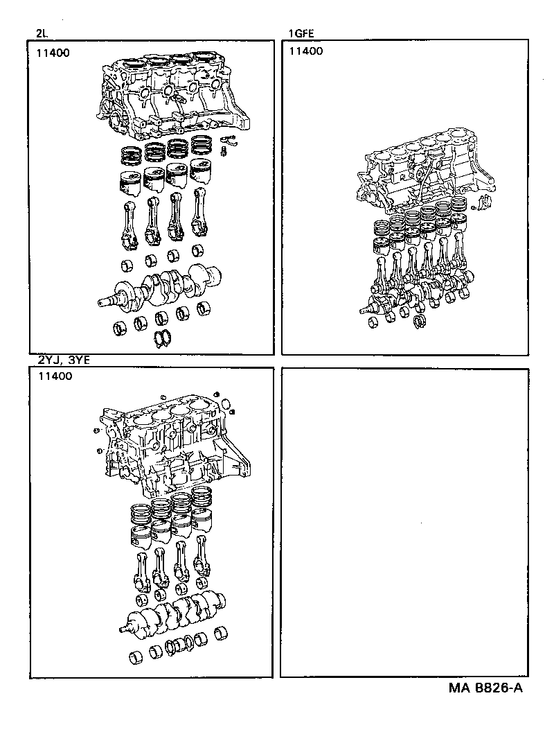  MARK 2 V WG |  SHORT BLOCK ASSEMBLY