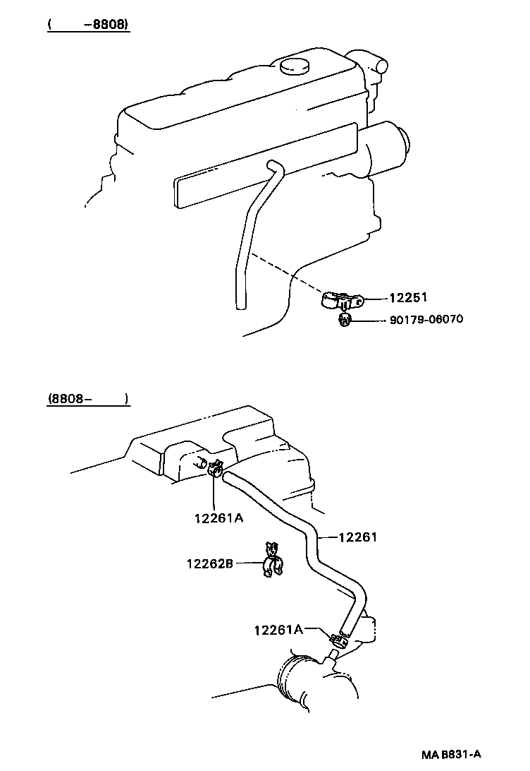  DYNA TOYOACE QUICK |  VENTILATION HOSE