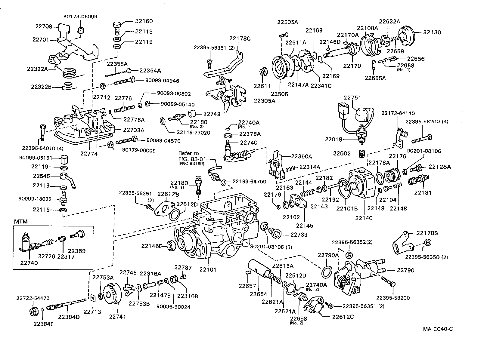  LITEACE VAN WAGON |  INJECTION PUMP BODY