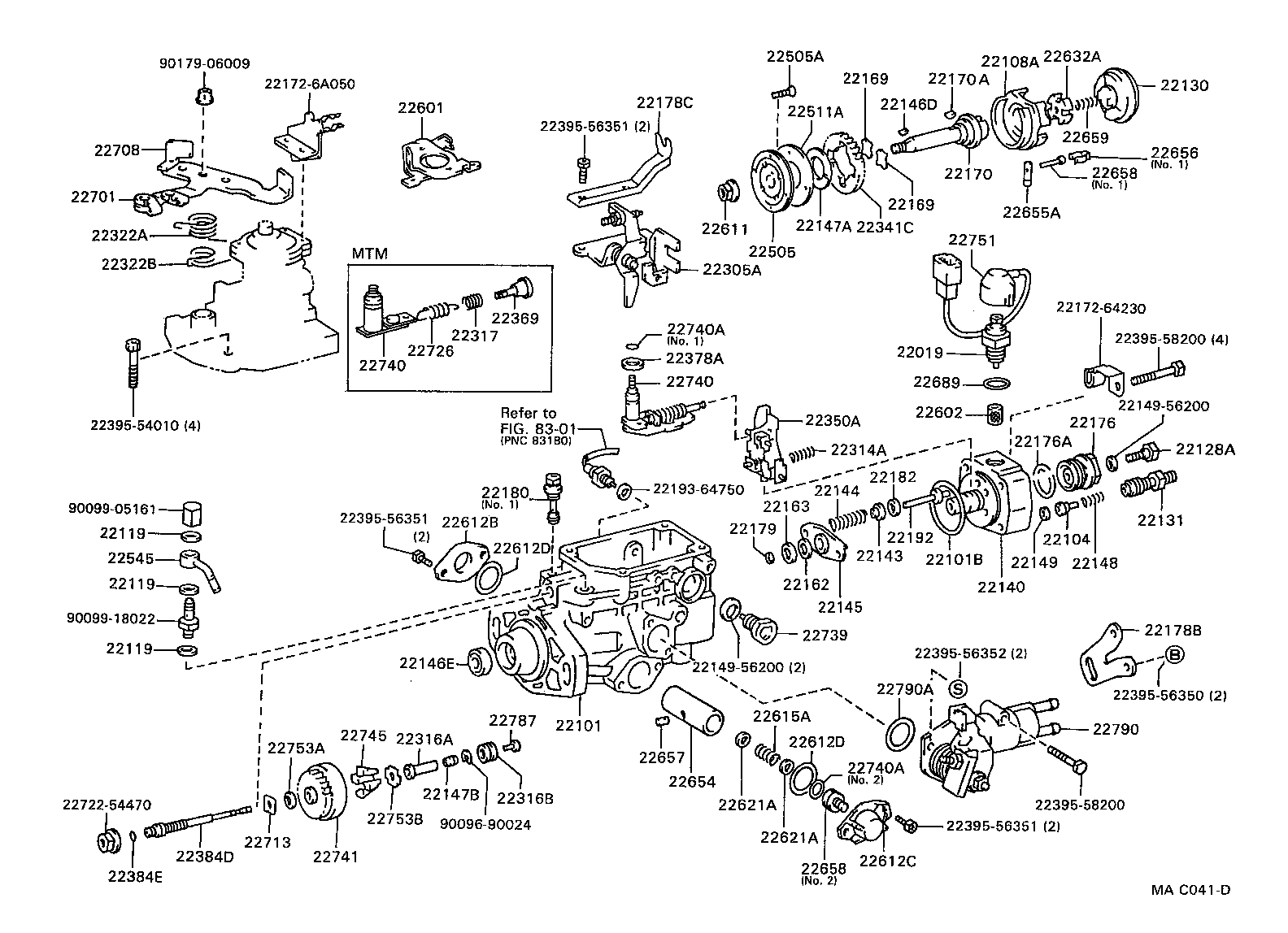  LITEACE VAN WAGON |  INJECTION PUMP BODY