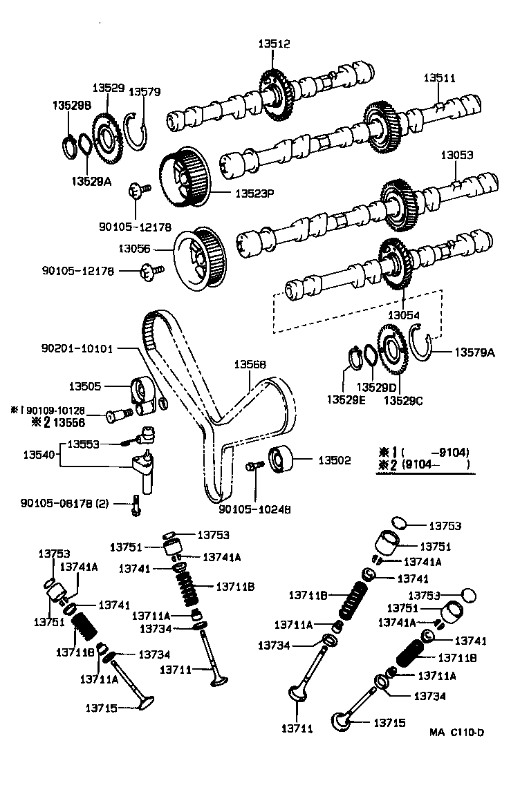  CROWN |  CAMSHAFT VALVE