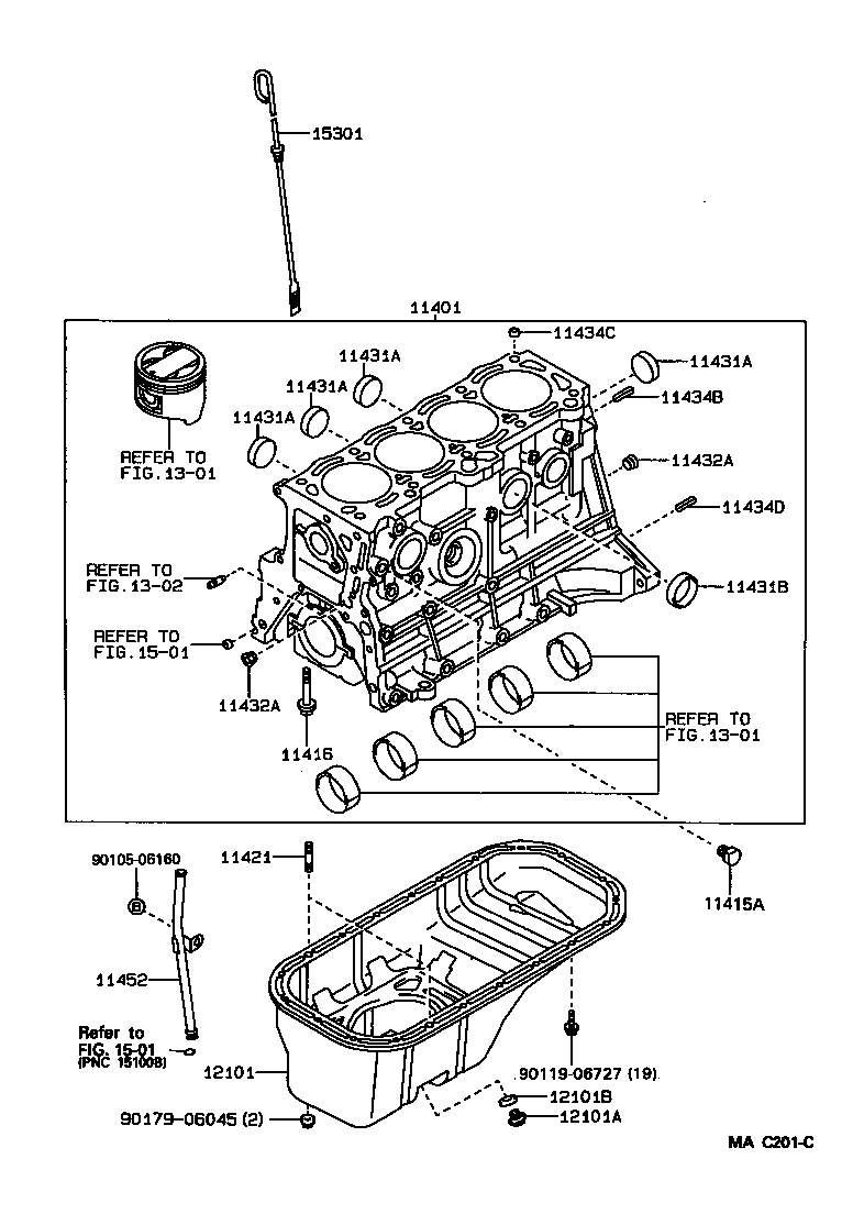  SPRINTER CARIB |  CYLINDER BLOCK