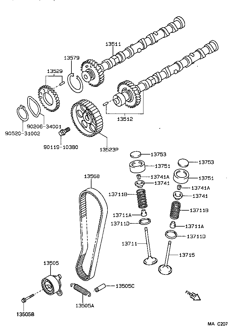  SPRINTER |  CAMSHAFT VALVE