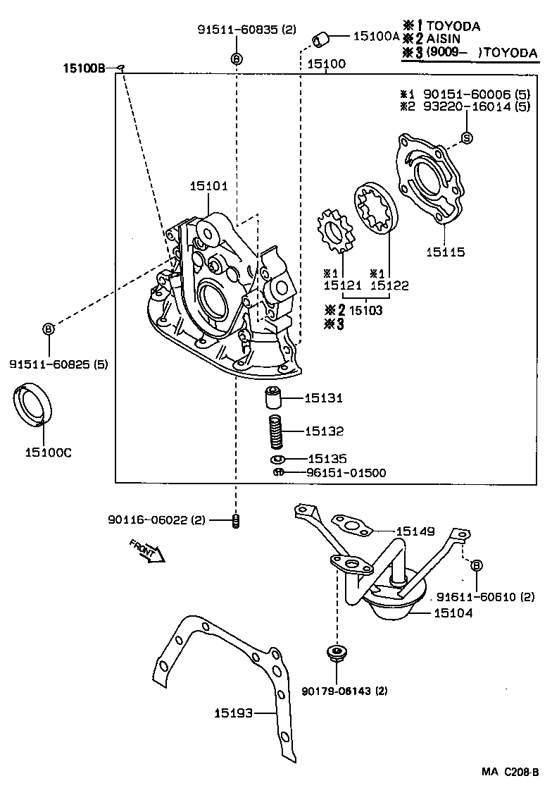  SPRINTER |  ENGINE OIL PUMP