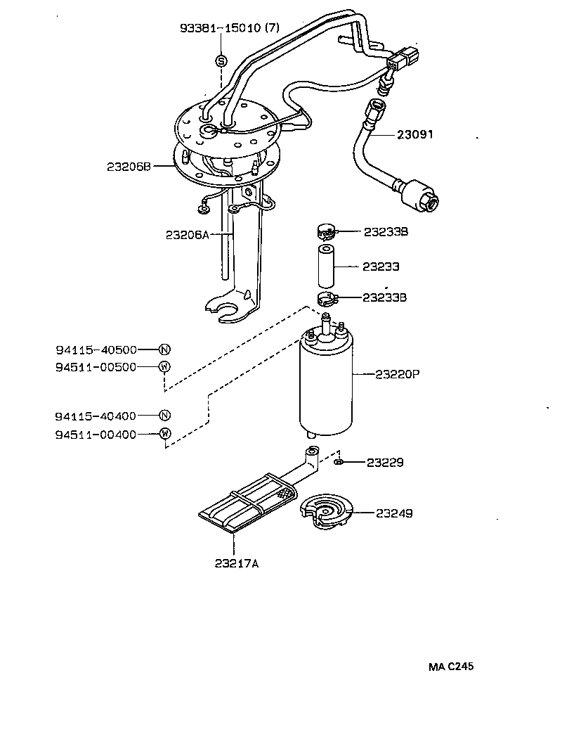  SPRINTER TRUENO |  FUEL INJECTION SYSTEM