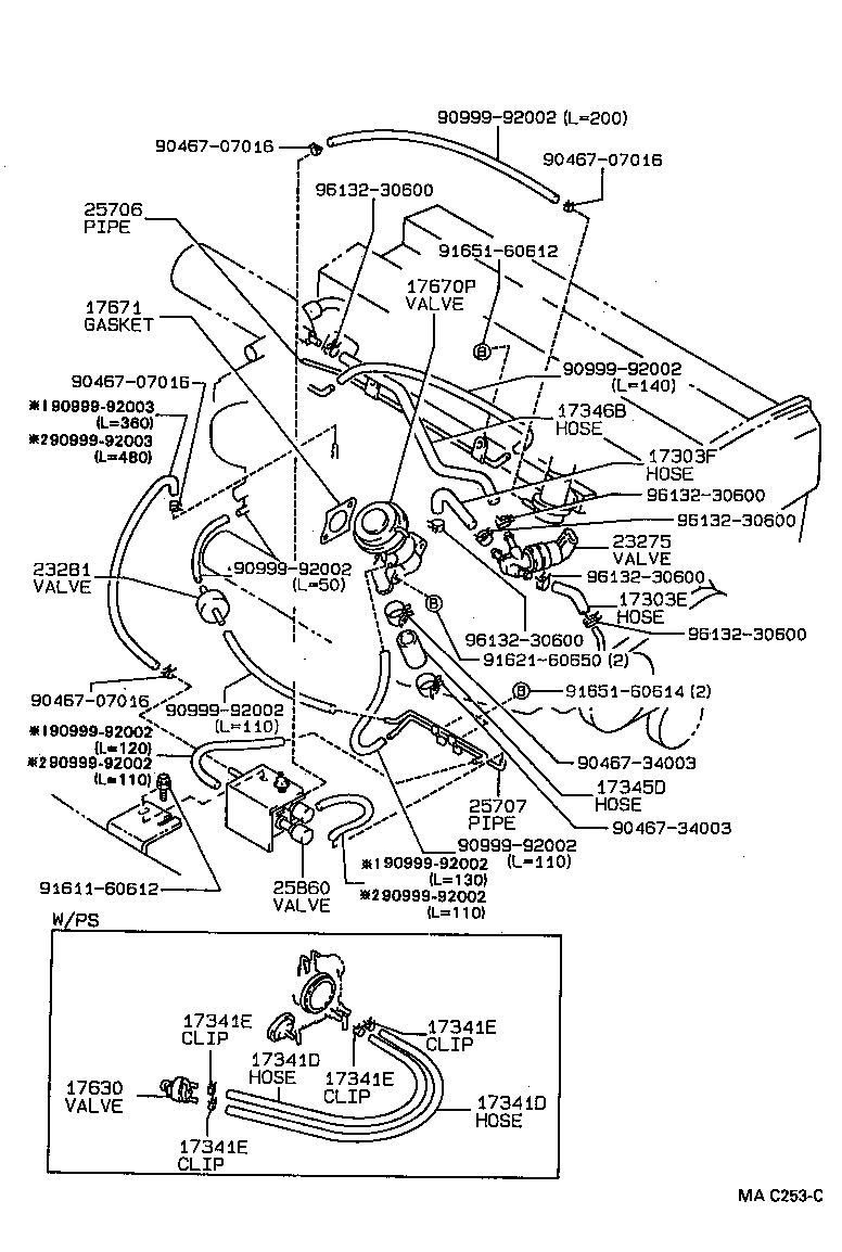 SPRINTER TRUENO |  VACUUM PIPING