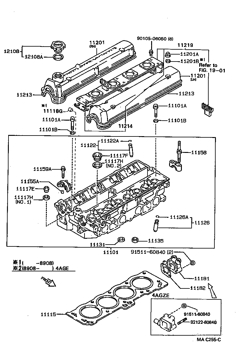  SPRINTER TRUENO |  CYLINDER HEAD