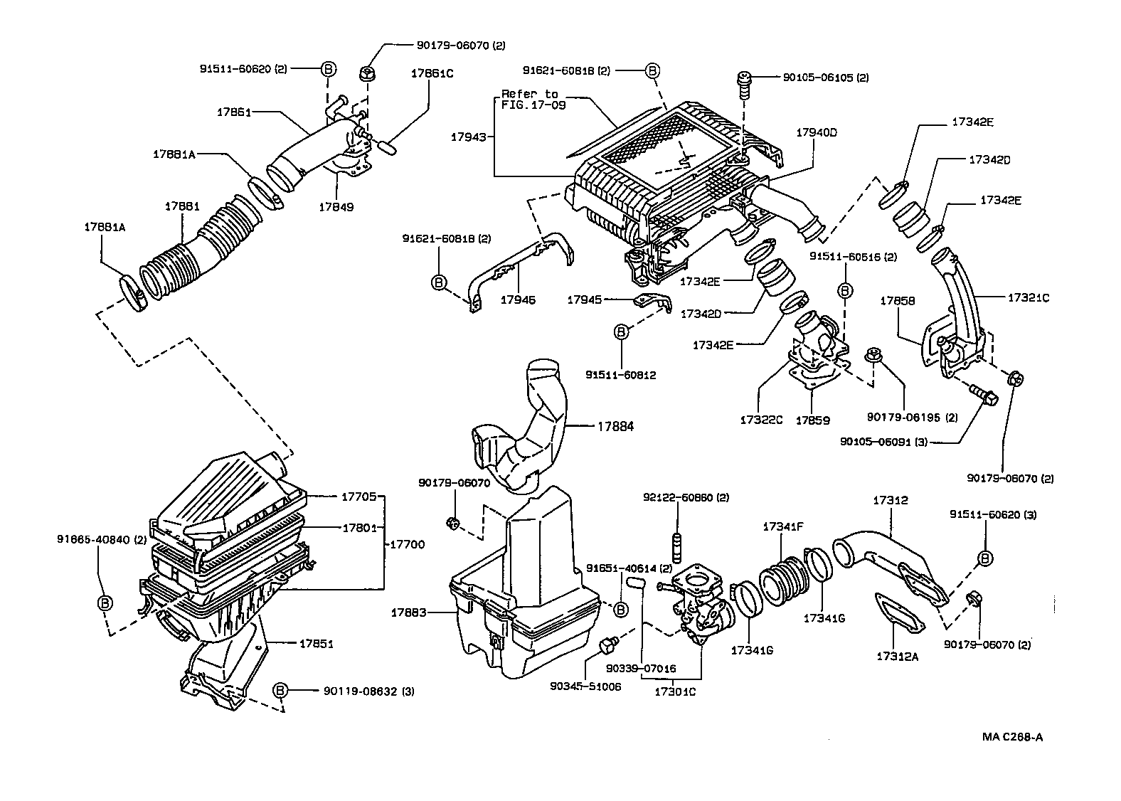  SPRINTER TRUENO |  AIR CLEANER