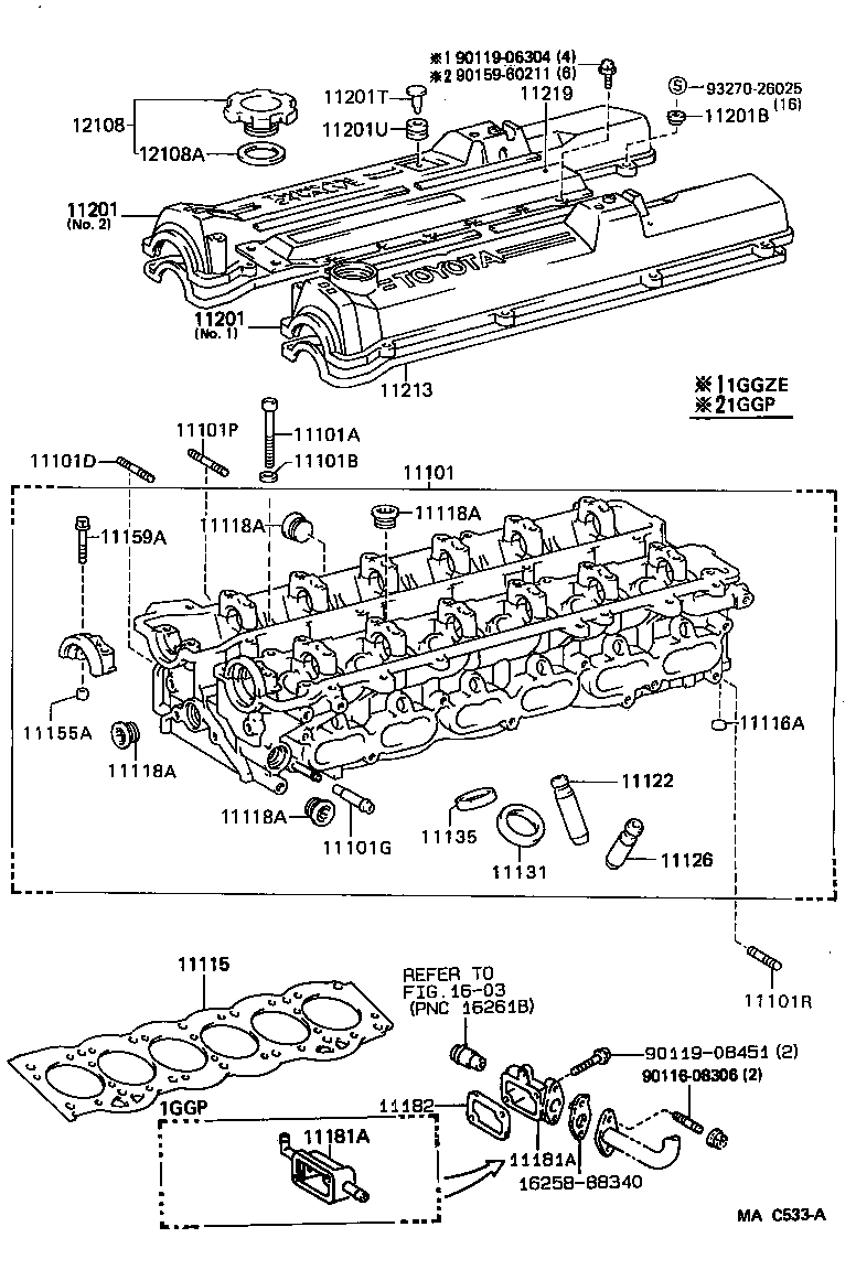  CROWN |  CYLINDER HEAD