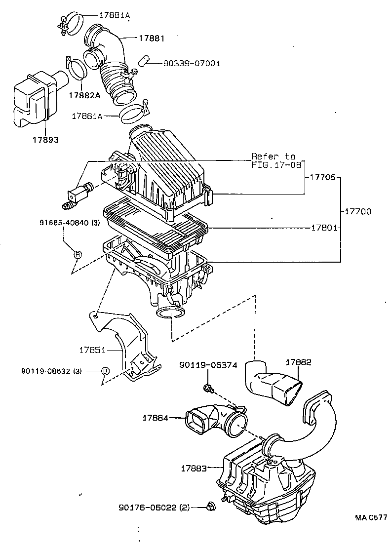  CARINA FF |  AIR CLEANER
