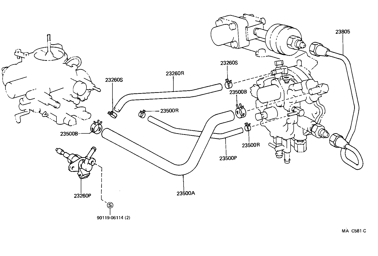  CROWN |  LPG CARBURETOR FUEL PIPE