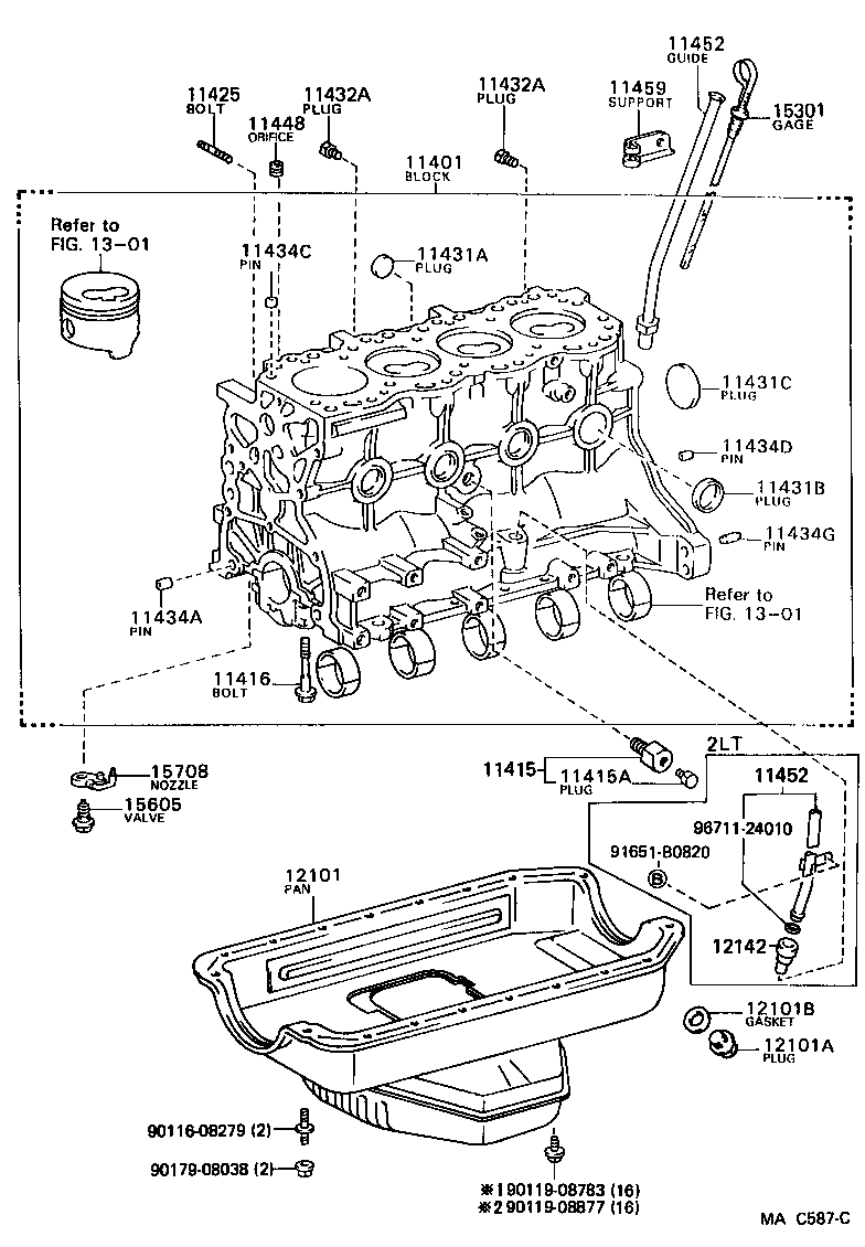  CROWN |  CYLINDER BLOCK