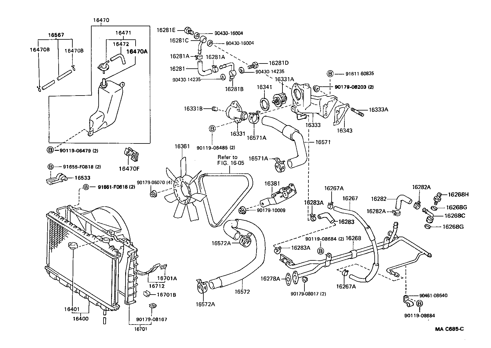  CHASER |  RADIATOR WATER OUTLET