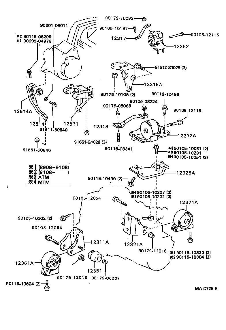 CELICA |  MOUNTING