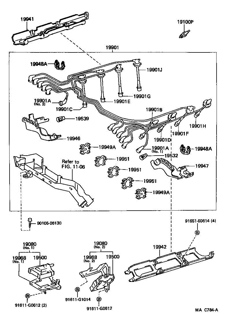 CROWN |  IGNITION COIL SPARK PLUG