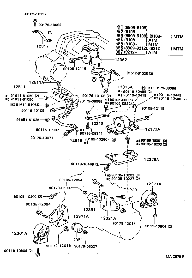  CORONA EXIV |  MOUNTING