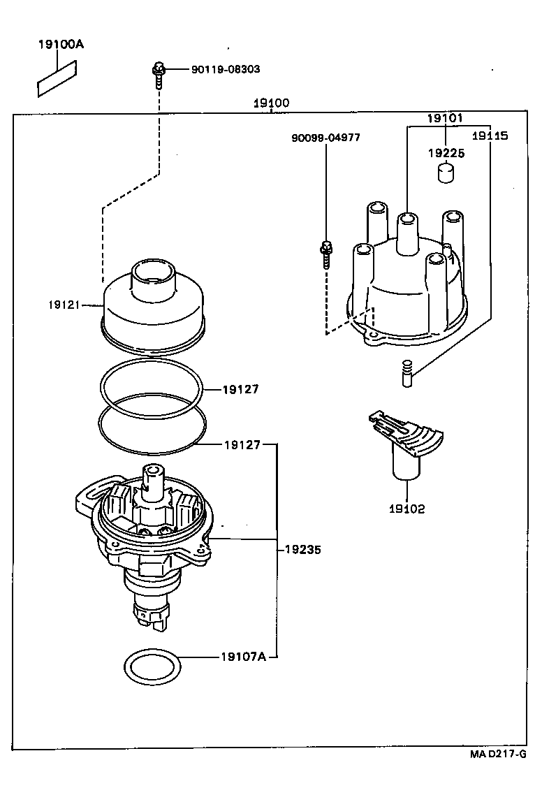  CAMRY VISTA |  DISTRIBUTOR