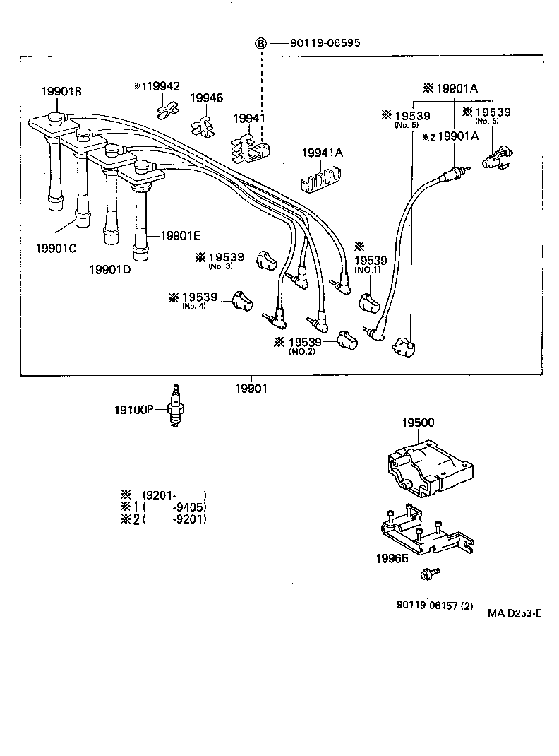  STARLET |  IGNITION COIL SPARK PLUG