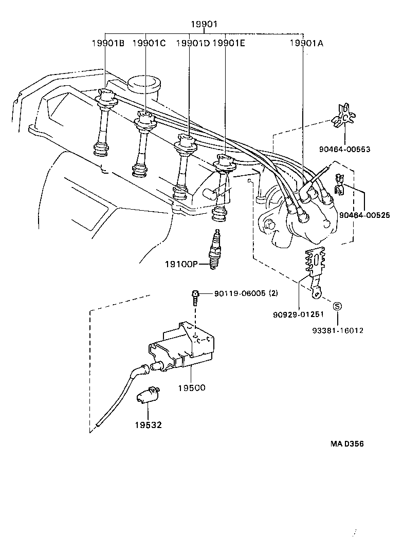  CELICA |  IGNITION COIL SPARK PLUG