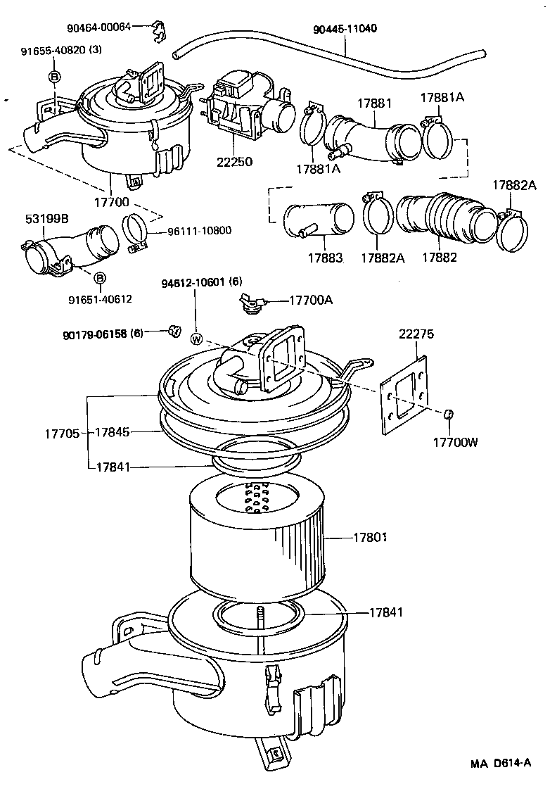  LAND CRUISER VAN |  AIR CLEANER