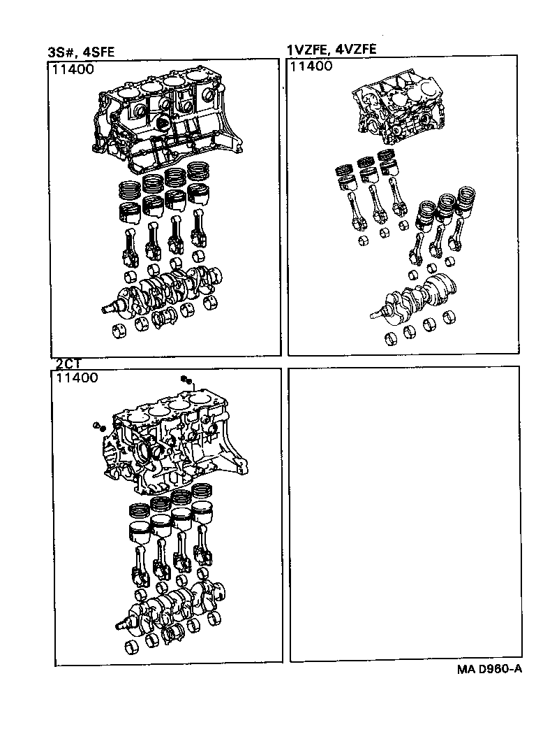  CAMRY VISTA |  SHORT BLOCK ASSEMBLY