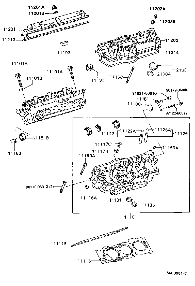  CAMRY VISTA |  CYLINDER HEAD