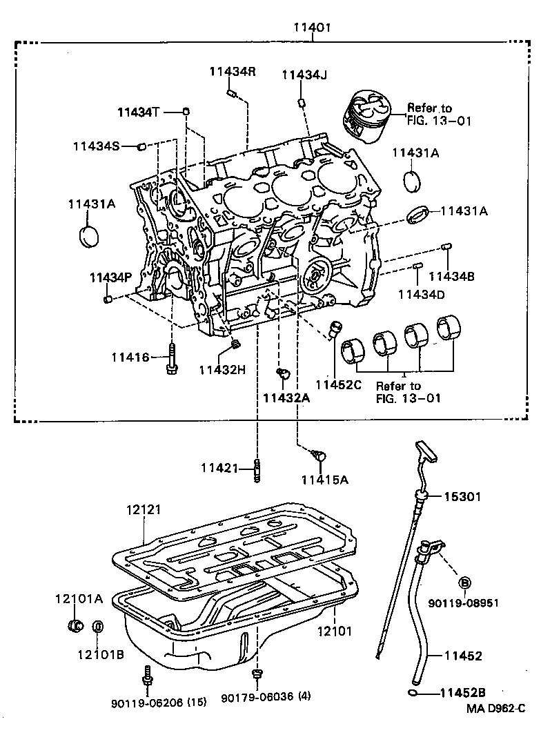  CAMRY VISTA |  CYLINDER BLOCK