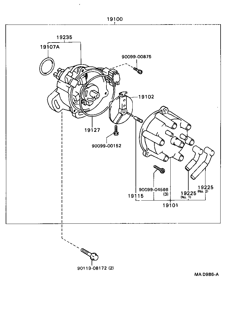  CAMRY VISTA |  DISTRIBUTOR