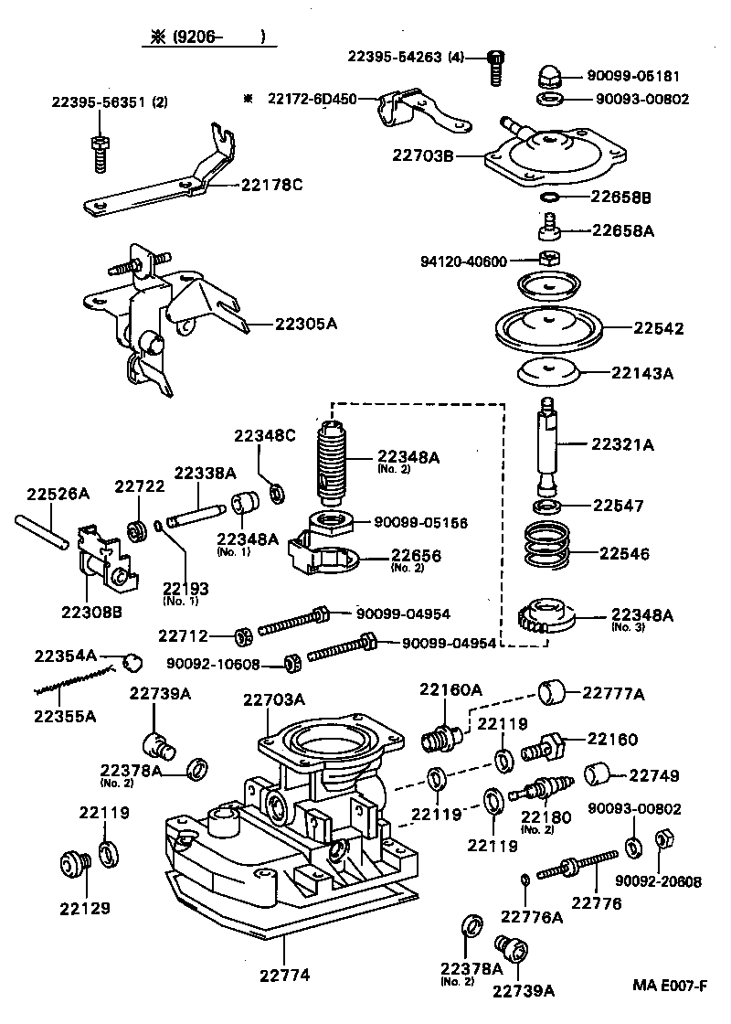  CAMRY VISTA |  INJECTION PUMP BODY