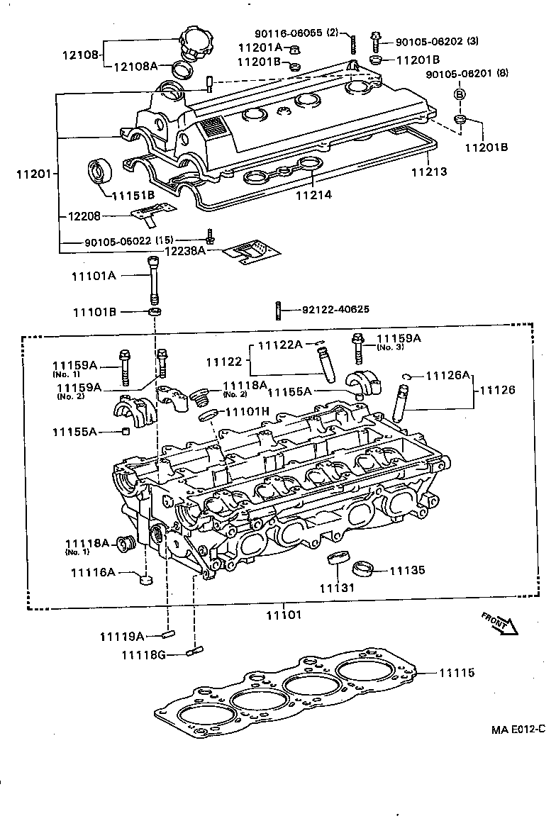  CAMRY VISTA |  CYLINDER HEAD