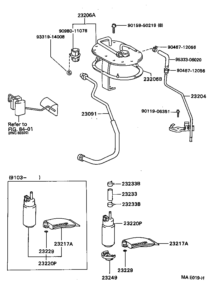  CAMRY VISTA |  FUEL INJECTION SYSTEM