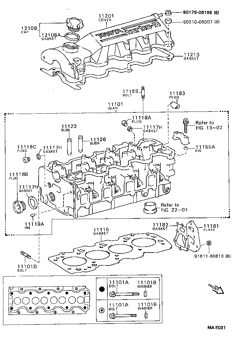  CAMRY VISTA |  CYLINDER HEAD