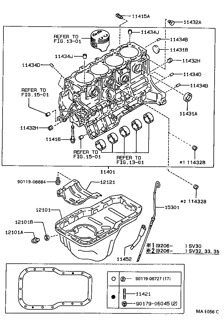  CAMRY VISTA |  CYLINDER BLOCK