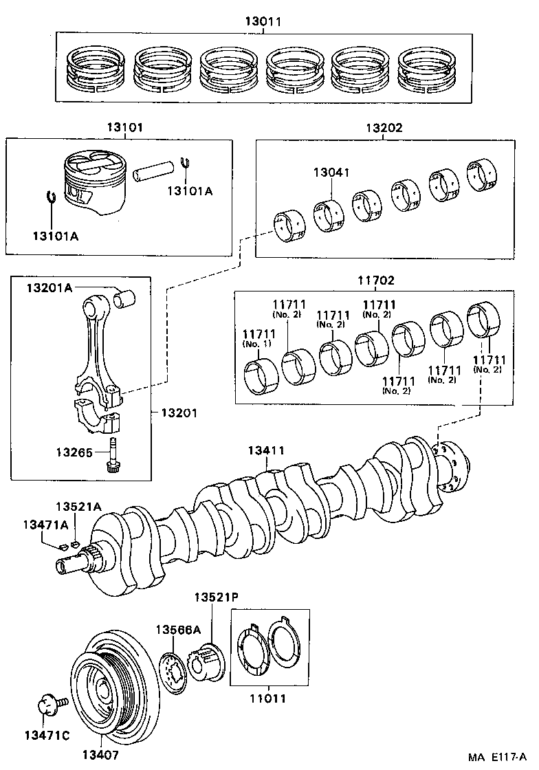  MARK 2 |  CRANKSHAFT PISTON