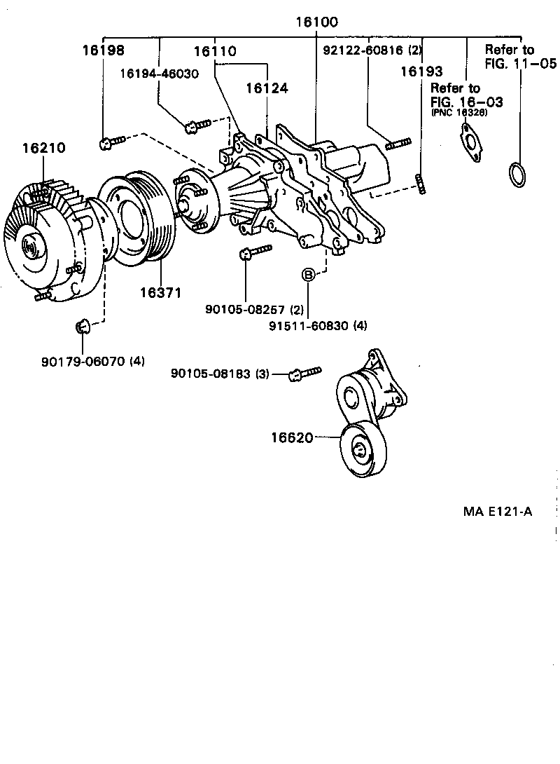  CROWN |  WATER PUMP