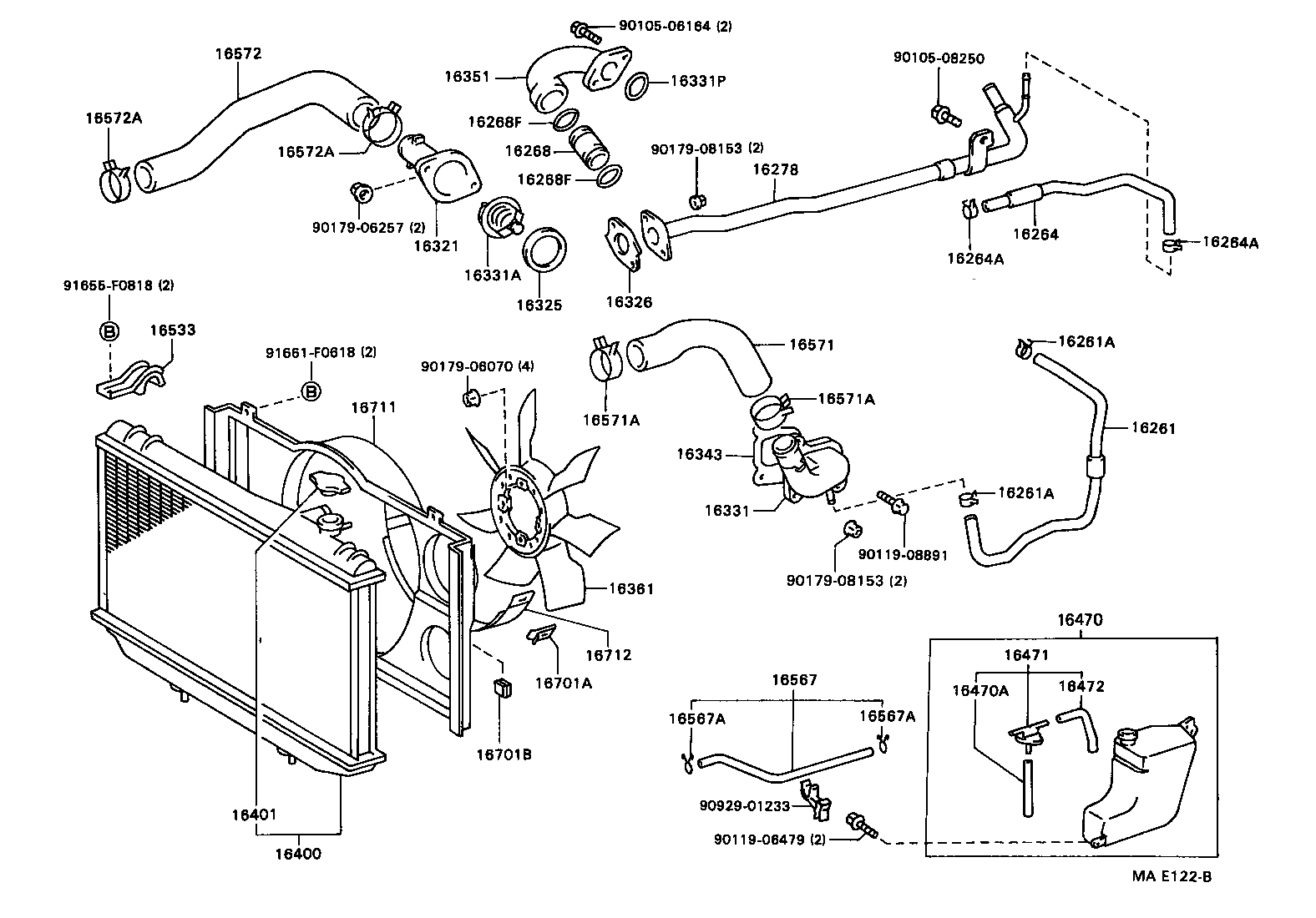  MARK 2 |  RADIATOR WATER OUTLET